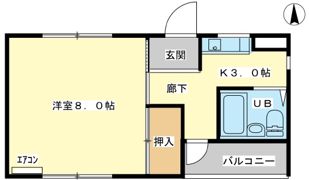 京口アパートの間取り画像