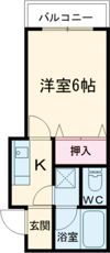 長田早苗マンションの間取り画像