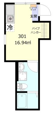 ルクレール羽田の間取り画像