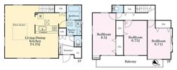 東村山市野口町3丁目戸建の間取り画像