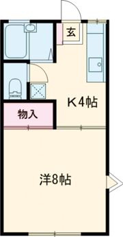 ラセーヌ黒松の間取り画像