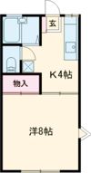 ラセーヌ黒松の間取り画像