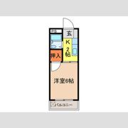 ツカタハイツの間取り画像