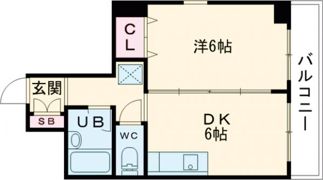 グローリー元町の間取り画像