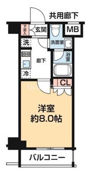 ARCOBALENO OSHIAGE BLOSSOMの間取り画像