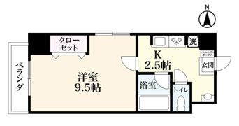 グリーンタウン佐賀駅前の間取り画像
