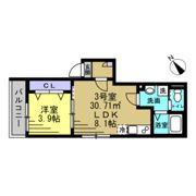 YSA南流山の間取り画像