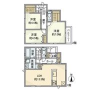 緑ケ丘戸建の間取り画像