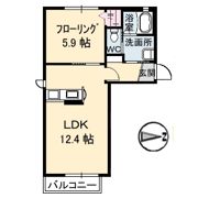 クラフトハイツの間取り画像