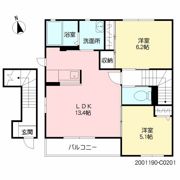 エクラージュ III棟の間取り画像