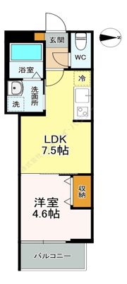 Milestone Sasazukaの間取り画像