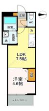 Milestone Sasazukaの間取り画像