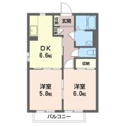 クレストコート峰栄の間取り画像