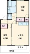 セゾンのぞみBの間取り画像
