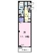 プラシード Ⅰの間取り画像