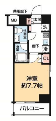 ARCOBALENO OSHIAGE BLOSSOMの間取り画像