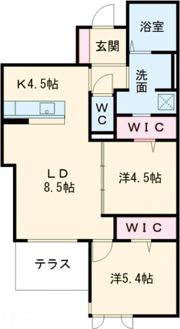 D-grace Wisteria AKASHIの間取り画像