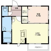 ルーテシアの間取り画像