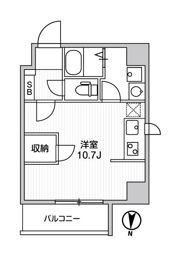 LUNIQ亀戸の間取り画像