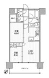 ﾃﾞｨｰﾑｽ渋谷本町の間取り画像