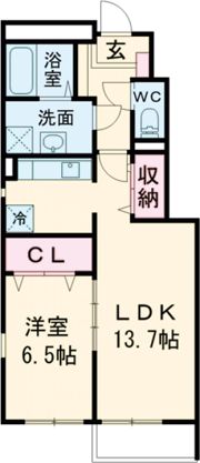アムール武蔵野の間取り画像