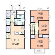 ヴァネラス東棟の間取り画像