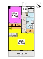 グランベルデ丸善の間取り画像