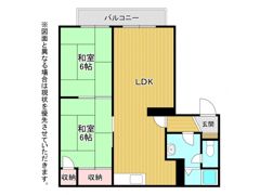 P-ARK曽根 D棟の間取り画像
