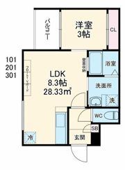 Tidyかしわ台の間取り画像