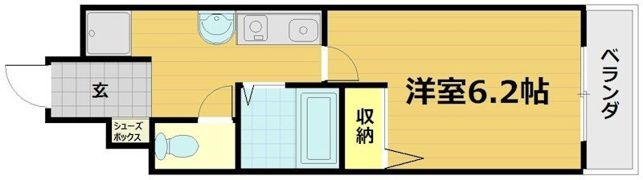 SHICATA SIX BLDGの間取り画像