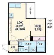 Tidyかしわ台の間取り画像
