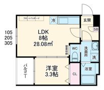 Tidyかしわ台の間取り画像