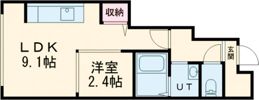 シェーンフラット富丘の間取り画像