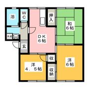ハイム長谷川の間取り画像