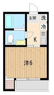 Paradiso越谷(パラディーゾコシガヤ)の間取り画像