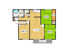 ソレアードTR A棟の間取り画像