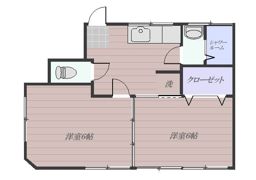 たけマンションの間取り画像