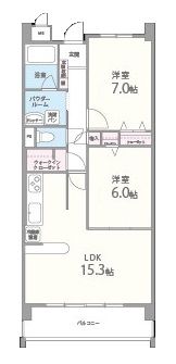 パレスマイセンの間取り画像