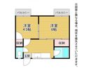 下貫ハイツの間取り画像