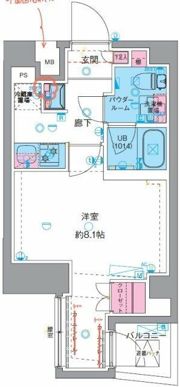 GENOVIA東向島Ⅳの間取り画像