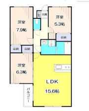 Aifort.府中の間取り画像