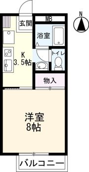 サンライフ多布施の間取り画像