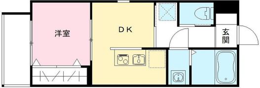 REGIES近大southⅡの間取り画像