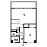 福永コーポの間取り画像