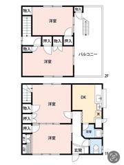 富田一色町戸建の間取り画像