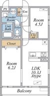 Avenir-S 立川の間取り画像