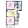 ブルック Bの間取り画像