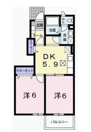 エスポワール・メゾンBの間取り画像