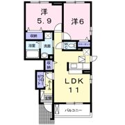 ピ－スフル ライフの間取り画像