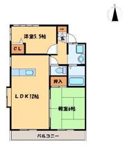フレグランスタウン住吉 6番館の間取り画像